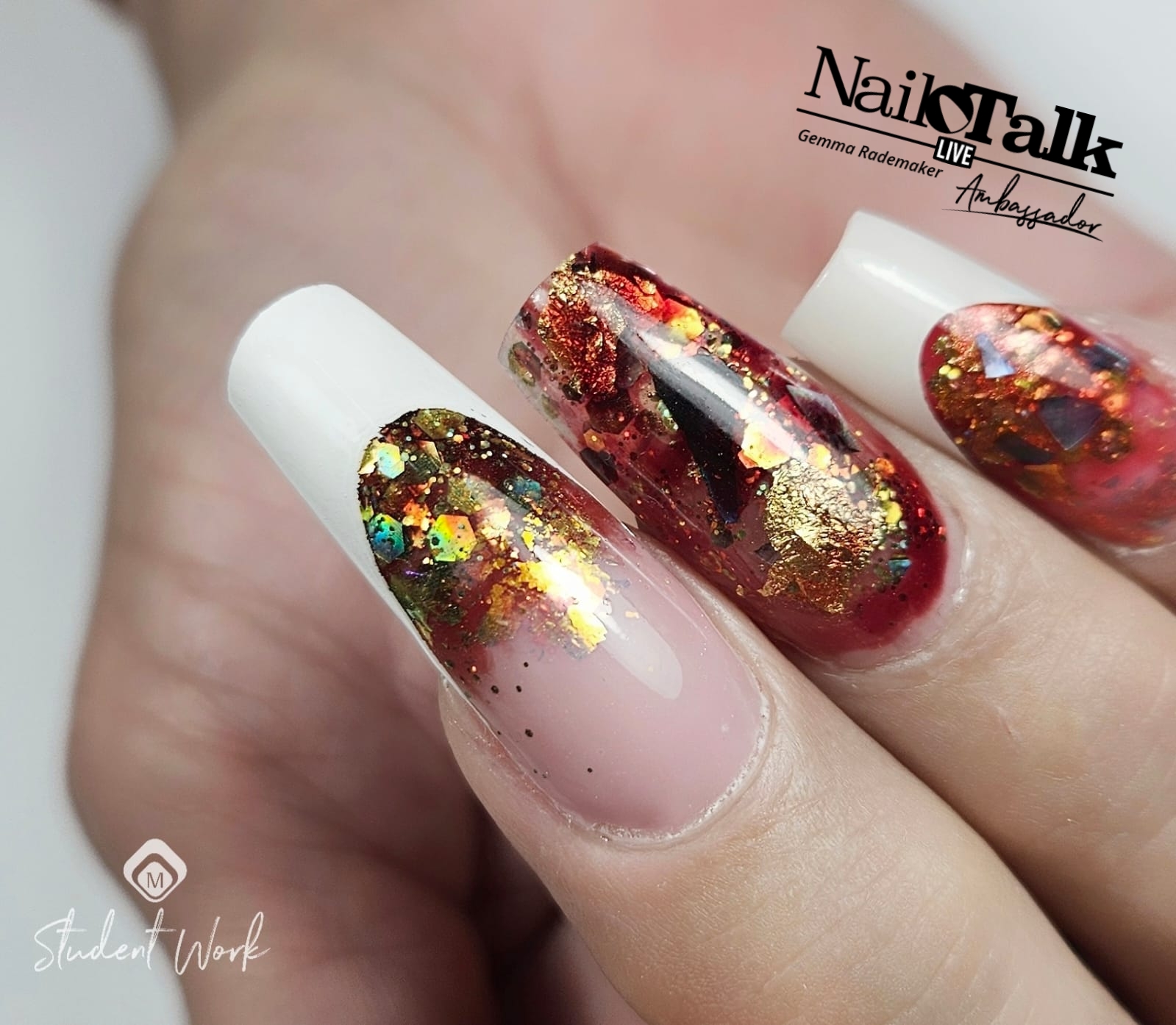 Inlay nagels/ french